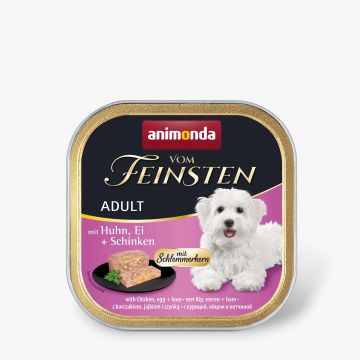 Animonda Dog vom Feinsten Schlemmerkern mit Huhn, Ei & Schinken 150g (Menge: 22 je Bestelleinheit)