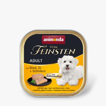 Animonda Dog vom Feinsten Schlemmerkern mit Rind, Ei & Schinken 150g (Menge: 22 je Bestelleinheit)