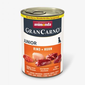 Animonda Dog GranCarno Junior Rind & Huhn 400g (Menge: 6 je Bestelleinheit) Animonda Dog GranCarno Junior Rind & Huhn 400g (Menge: 6 je Bestelleinheit)
