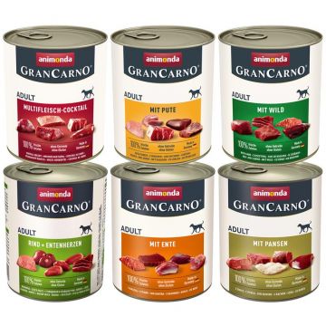 Animonda Dog GranCarno Kräftige Variation II 6x800g Animonda Dog GranCarno Kräftige Variation II 6x800g
