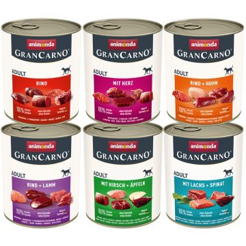 Animonda Dog GranCarno Herzhafte Variation II 6x800g Animonda Dog GranCarno Herzhafte Variation II 6x800g