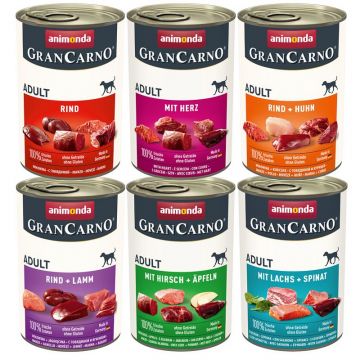 Animonda Dog GranCarno Herzhafte Variation II 6x400g Animonda Dog GranCarno Herzhafte Variation II 6x400g