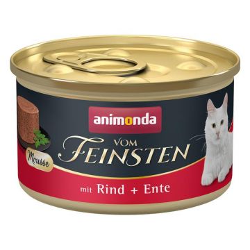 Animonda Cat vom Feinsten Adult Mousse Rind & Ente 85g (Menge: 12 je Bestelleinheit)