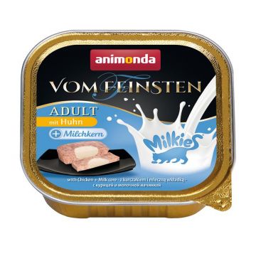 Animonda Cat vom Feinsten Adult Milkies Huhn plus Milchkern 100g (Menge: 32 je Bestelleinheit)