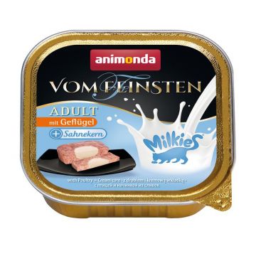 Animonda Cat vom Feinsten Adult Milkies Geflügel plus Sahnekern 100g (Menge: 32 je Bestelleinheit)