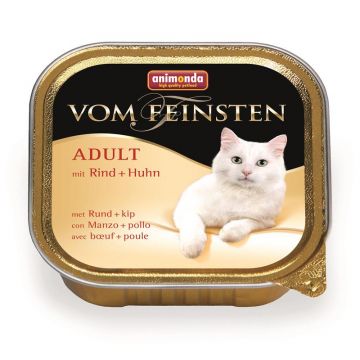 Animonda Cat vom Feinsten Adult mit Rind & Huhn 100g (Menge: 32 je Bestelleinheit)