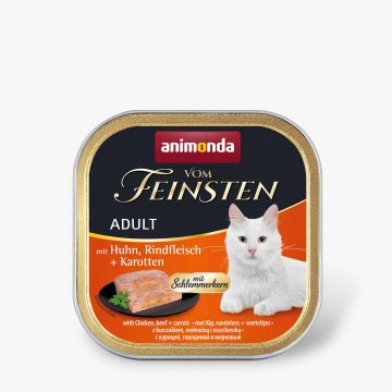 Animonda Cat vom Feinsten Schlemmerkern mit Huhn, Rindfleisch & Karotten 100g (Menge: 32 je Bestelleinheit)