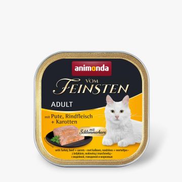 Animonda Cat vom Feinsten Schlemmerkern mit Pute, Rindfleisch & Karotten 100g (Menge: 32 je Bestelleinheit)