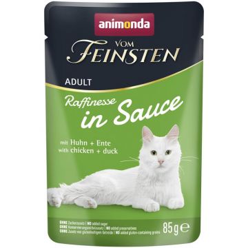 Animonda Cat vom Feinsten Raffinesse in Sauce Adult mit Huhn + Ente 85 g (Menge: 24 je Bestelleinheit)