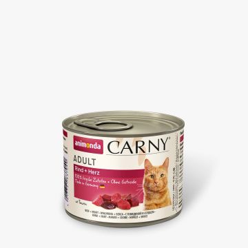 Animonda Cat Carny Adult Rind & Herz 200g (Menge: 6 je Bestelleinheit)