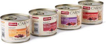 Animonda Cat Carny Adult Mixpaket 1 Herzhafte Variation 12x200g