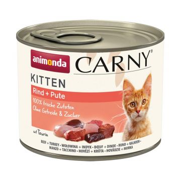 Animonda Cat Carny Kitten Rind & Pute 200g (Menge: 12 je Bestelleinheit)