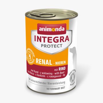 Animonda Dog Integra Protect Renal Nieren mit Rind 400g (Menge: 6 je Bestelleinheit) Animonda Dog Integra Protect Renal Nieren mit Rind 400g (Menge: 6 je Bestelleinheit)