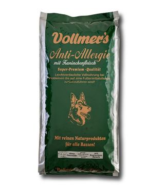Vollmers Anti Allergie mit Kaninchen 15 kg Vollmers Anti Allergie mit Kaninchen 15 kg