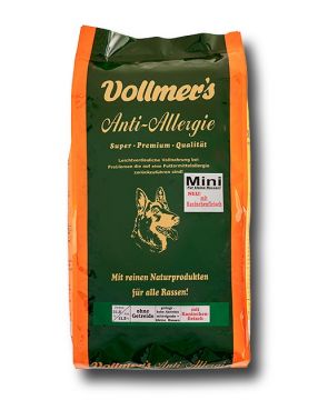 Vollmers Anti Allergie Mini mit Kaninchen 5 kg Vollmers Anti Allergie Mini mit Kaninchen 5 kg
