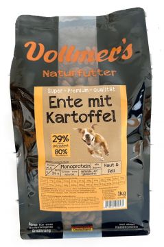 Vollmers Ente mit Kartoffel 1 kg Vollmers Ente mit Kartoffel 1 kg