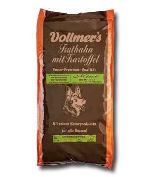 Vollmers Truthahn mit Kartoffel Mini 15 kg Vollmers Truthahn mit Kartoffel Mini 15 kg
