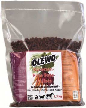OLEWO Karotten-Rote Bete-Pellets 1,5 kg OLEWO Karotten-Rote Bete-Pellets 1,5 kg