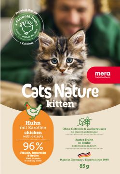 Mera Cat Nature Kitten Huhn 85g (Menge: 12 je Bestelleinheit)