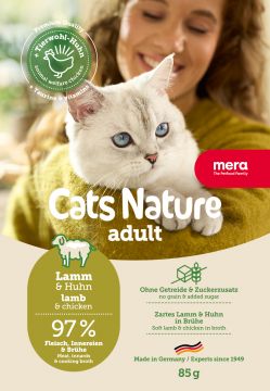 Mera Cat Nature Adult Lamm 85g (Menge: 12 je Bestelleinheit)