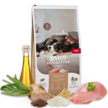 Mera Dog Pure Sensitive Puppy Truthahn & Reis 4kg Mera Dog Pure Sensitive Puppy Truthahn & Reis 4kg