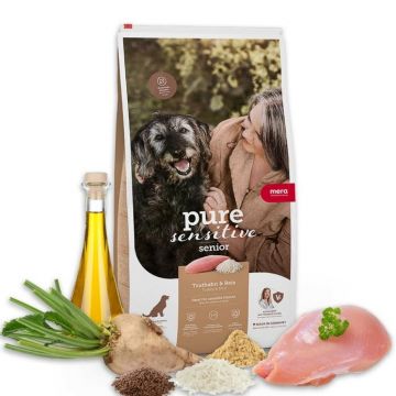 Mera Dog Pure Sensitive Senior Truthahn & Reis 1kg Mera Dog Pure Sensitive Senior Truthahn & Reis 1kg