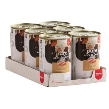 Mera Dog Pure Sensitive Meat Truthahn 400g Dose (Menge: 6 je Bestelleinheit) Mera Dog Pure Sensitive Meat Truthahn 400g Dose (Menge: 6 je Bestelleinheit)
