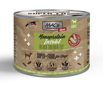 MACs Dog Mono Insekten 180g (Menge: 6 je Bestelleinheit) MACs Dog Mono Insekten 180g (Menge: 6 je Bestelleinheit)