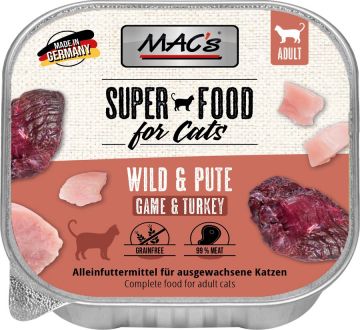 MACs Cat Wild & Pute 100g (Menge: 16 je Bestelleinheit) MACs Cat Wild & Pute 100g (Menge: 16 je Bestelleinheit)