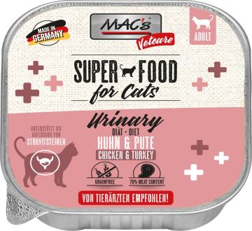 MACs Cat Vetcare Urinary Huhn & Pute 100g (Menge: 16 je Bestelleinheit) MACs Cat Vetcare Urinary Huhn & Pute 100g (Menge: 16 je Bestelleinheit)