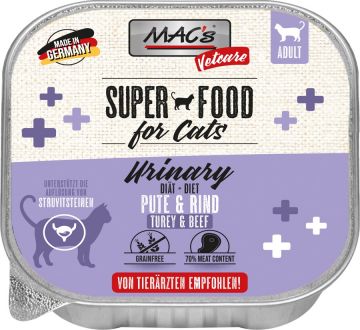 MACs Cat Vetcare Urinary Pute & Rind 100g (Menge: 16 je Bestelleinheit) MACs Cat Vetcare Urinary Pute & Rind 100g (Menge: 16 je Bestelleinheit)
