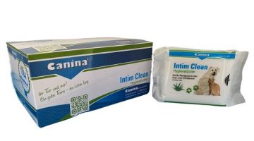 Canina Pharma Intim Clean Tücher Display (4 x 25 Stk)