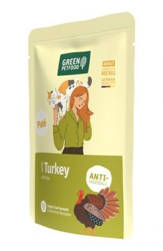 Green Petfood Cat Pat&eacute; Turkey 85g (Menge: 8 je Bestelleinheit)
