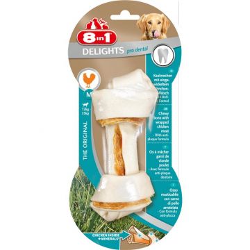8in1 Delights Kauknochen Pro Dental Chicken M 8in1 Delights Kauknochen Pro Dental Chicken M