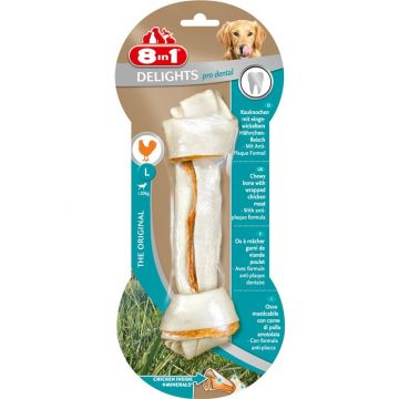 8in1 Delights Kauknochen Pro Dental Chicken L 8in1 Delights Kauknochen Pro Dental Chicken L