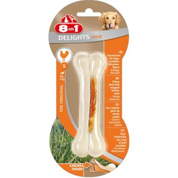 8in1 Delights Kauknochen Strong Chicken S 8in1 Delights Kauknochen Strong Chicken S