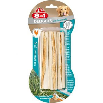 8in1 Delights Kausticks Pro Dental Chicken 3 Stück 8in1 Delights Kausticks Pro Dental Chicken 3 Stück