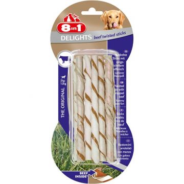 8in1 Delights Twisted Sticks Beef 10 Stück 8in1 Delights Twisted Sticks Beef 10 Stück