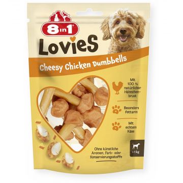 8in 1 Lovies Cheesy Chicken Dumbells 80g