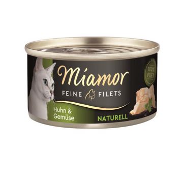 Miamor Feine Filets Naturell Huhn & Gemüse 80g (Menge: 24 je Bestelleinheit) Miamor Feine Filets Naturell Huhn & Gemüse 80g (Menge: 24 je Bestelleinheit)