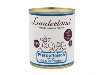 Lunderland Reinfleisch-Dose Pferdefleisch mager 800 g