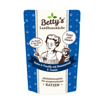 Bettys Landhausküche Katze PB Huhn & Forelle 100g (Menge: 12 je Bestelleinheit)