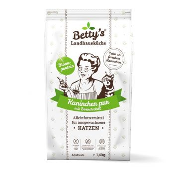 Bettys Landhausküche Katze Adult Trocken Kaninchen pur 1,4 kg Bettys Landhausküche Katze Adult Trocken Kaninchen pur 1,4 kg