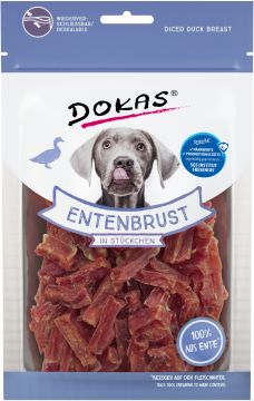 Dokas Dog Entenbrust in Stückchen 70 g (Menge: 10 je Bestelleinheit)