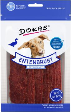 Dokas Dog Entenbrustfilet getrocknet 70 g (Menge: 12 je Bestelleinheit)