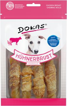 Dokas Dog Hühnerbrust Kaurolle 90 g (Menge: 10 je Bestelleinheit)