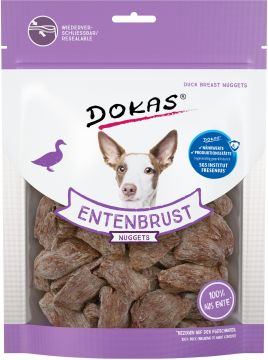 Dokas Dog Entenbrust Nuggets gefriergetrocknet 110 g (Menge: 10 je Bestelleinheit)