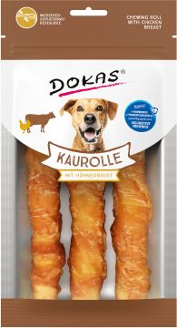 Dokas Dog Kaurolle Hühnerbrust Medium 150 g (Menge: 6 je Bestelleinheit)