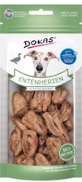 Dokas Dog Entenherzen gefriergetrocknet 22g (Menge: 8 je Bestelleinheit)