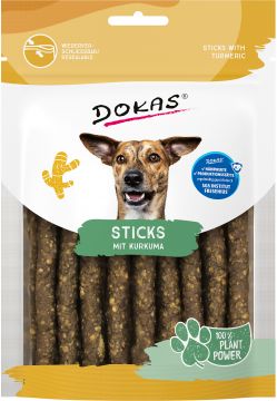Dokas Dog Sticks mit Kurkuma 105g (Menge: 6 je Bestelleinheit) Dokas Dog Sticks mit Kurkuma 105g (Menge: 6 je Bestelleinheit)